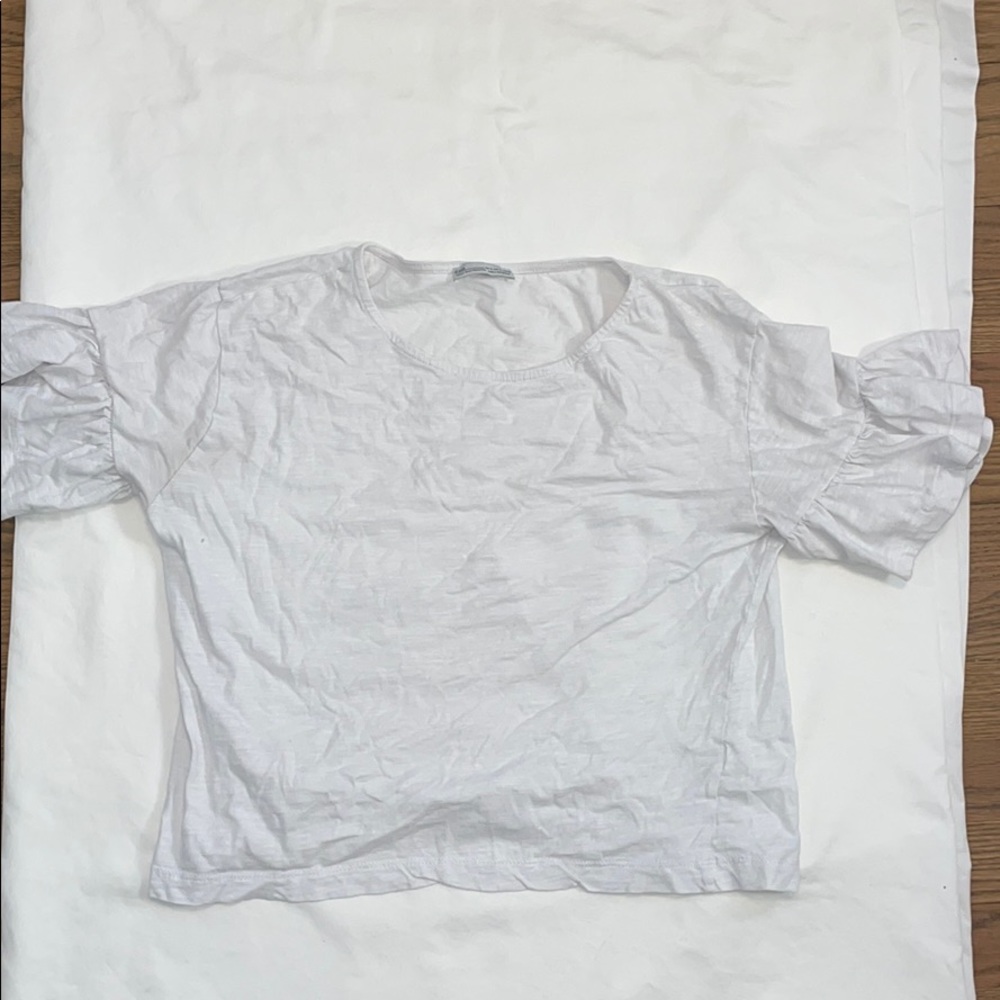 Zara ruffle top